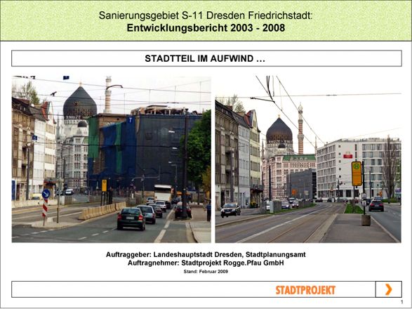 Sanierungsgebiet S-11 Dresden - Friedrichstadt
